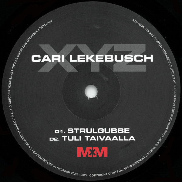 Cari Lekebusch – XYZ (2x12", Album) vinyl record | Paranoise Records