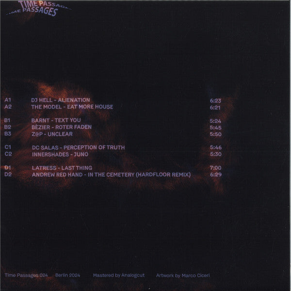 Various - Time Passages 10 Years — back sleeve