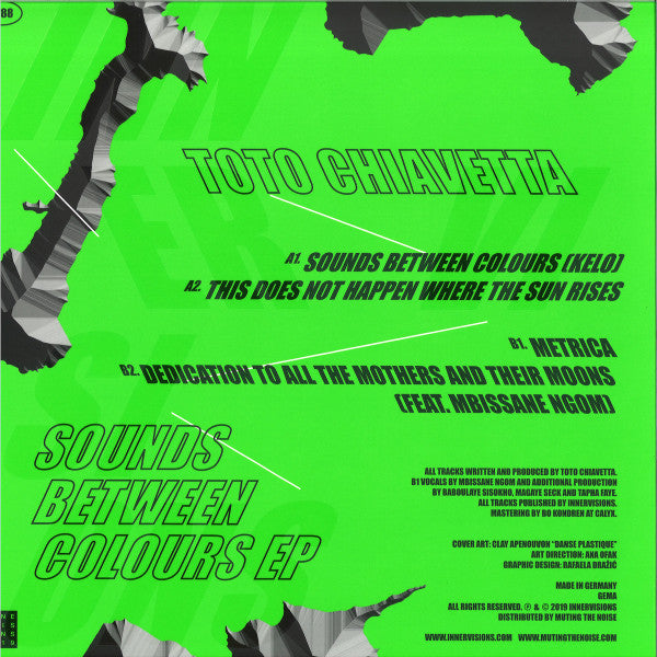 Toto Chiavetta - Sounds Between Colours EP — back sleeve
