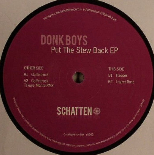 Donk Boys – Put The Stew Back EP (12", EP) vinyl record | Paranoise Records