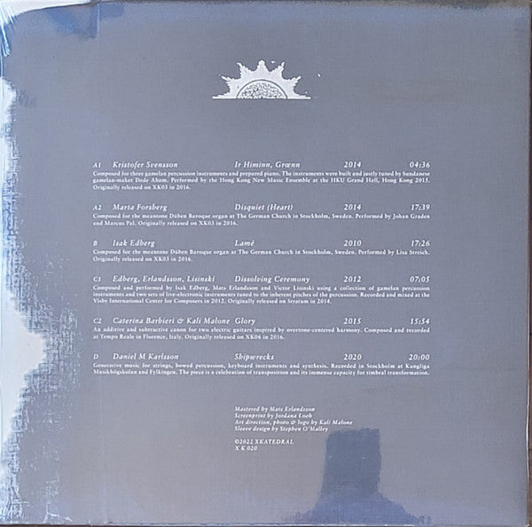Various – XKatedral Anthology Series I (An Anthology Of Slowly Evolving Timbral Music) (2xLP, Comp, RP) vinyl record | Paranoise Records