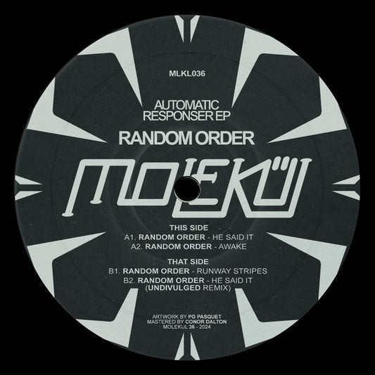 Random Order – Automatic Responser EP (12", EP) vinyl record | Paranoise Records