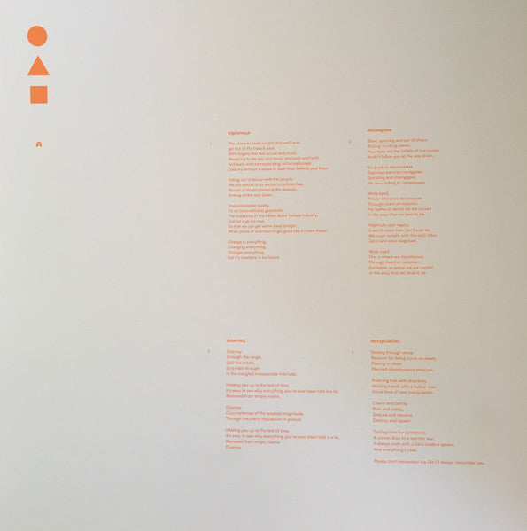 Preoccupations – New Material (LP, Album, Ltd, Ora) vinyl record | Paranoise Records