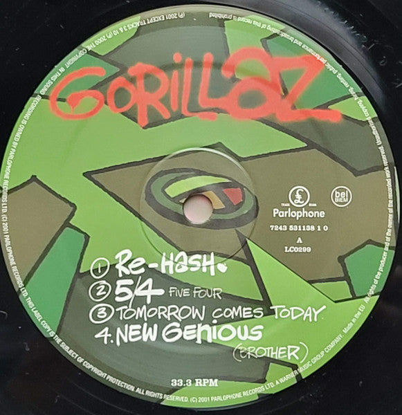 Gorillaz – Gorillaz (2xLP, Album, RE, Gat) vinyl record | Paranoise Records