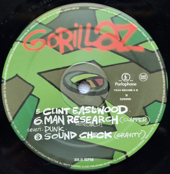 Gorillaz – Gorillaz (2xLP, Album, RE, Gat) vinyl record | Paranoise Records