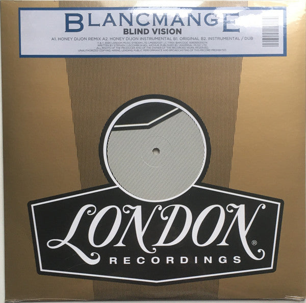 Blancmange – Blind Vision (Honey Dijon Remixes) (12", Single) vinyl record | Paranoise Records