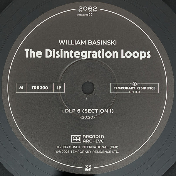 William Basinski – The Disintegration Loops (8xLP, Comp, Dlx, Num, RE, RM) vinyl record | Paranoise Records