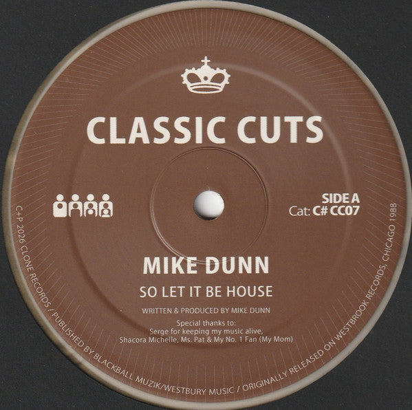 Mike Dunn – So Let It Be House (12", RE, RM, Gol) vinyl record | Paranoise Records